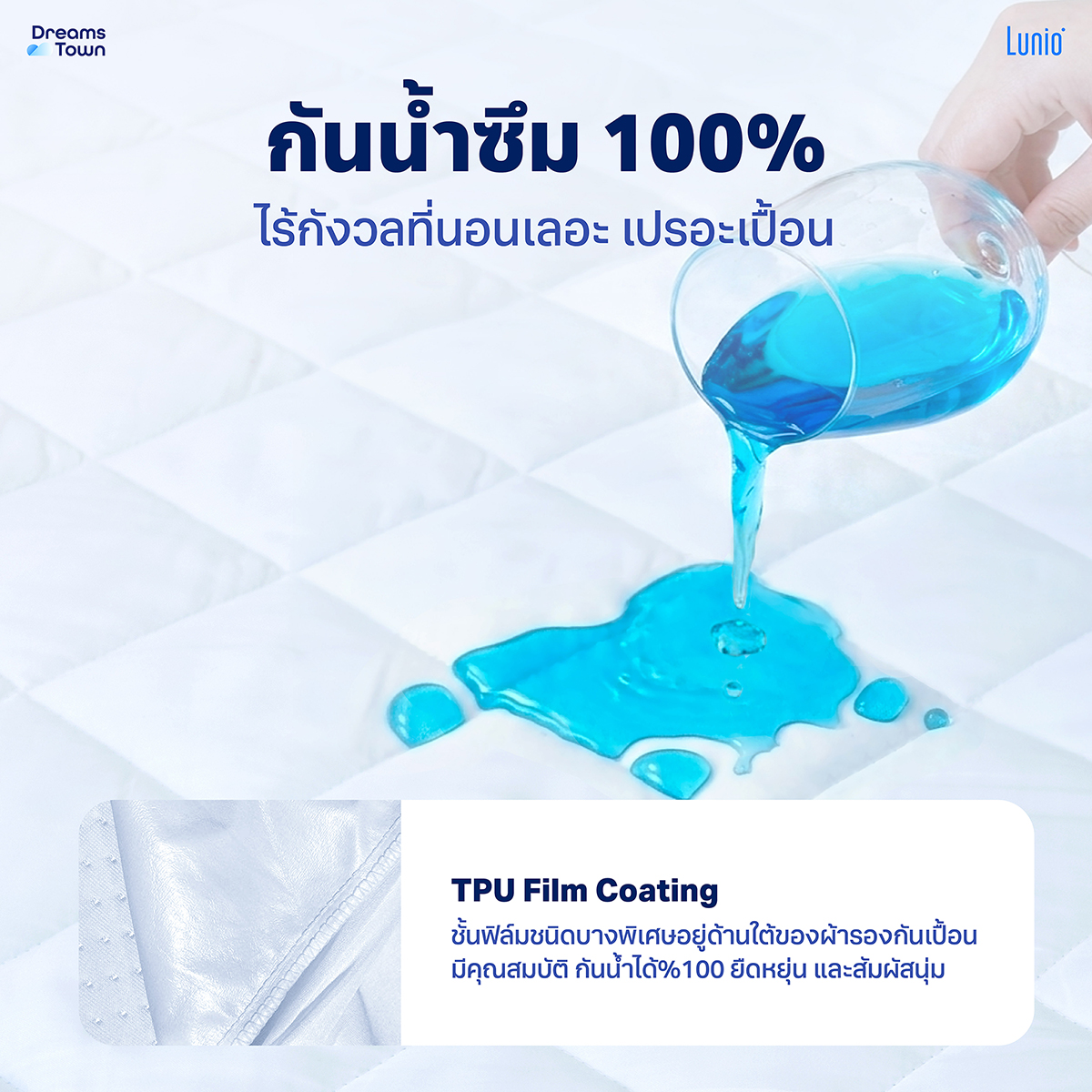 ผ้ารองกันเปื้อน 3.5 ฟุต LUNIO SMARTGUARD PRO PROTECTOR_3
